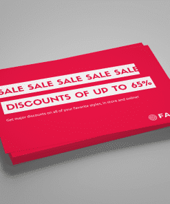 Thick flyers over 300gsm